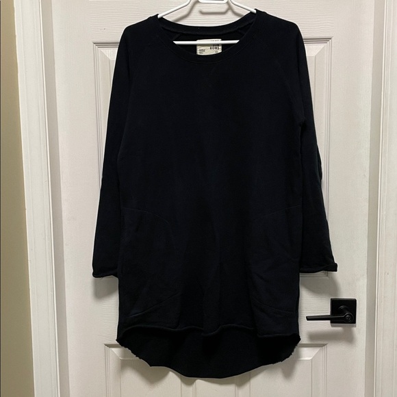 Jackson Rowe | Black | Larrea | Cotton | Hi-Low | Sweatshirt Dress | Size S - Picture 2 of 16